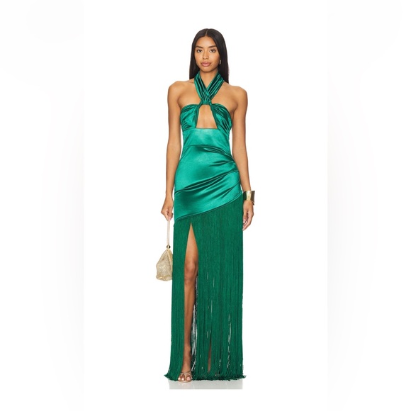 BRONX AND BANCO BALI GOWN IN EMERALD GREEN - Picture 1 of 7